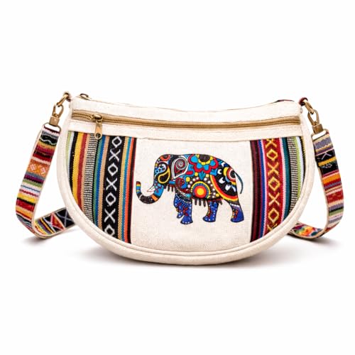 CULT FACTORY Stylish Printed Cross Body Sling Bag for Woman Crossbody Phone Sling One Side Bag (Blue)