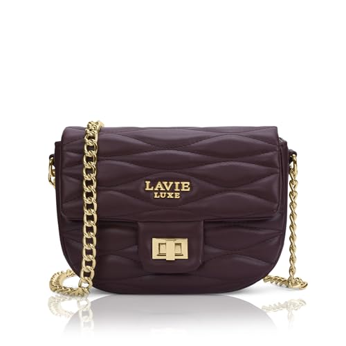 Lavie Luxe Women's Lucie Quilted Small Satchel Handbag | Satchel Bag for Work | Ladies purse | Stylish Shoulder Bag | Gift For Women